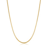 [Worn by Lim Young-woong, (G)I-DLE Minnie, Mamamoo Moonbyul] Smooth Snake 925 Silver Necklace N038-01G