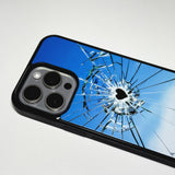 Crack of Sky Bumper Mirror Phone Case (Mirror)