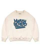 Women's ツートーンブロークンロゴクロップスウェットシャツ (FCE1TS301W)