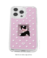 DOT JELLY Gel Hard Slim Phone Case - Pink
