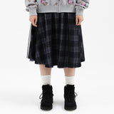 Layered Twister Star Skirt - Charcoal