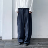 Midnight Navy Extra-Wide Trousers