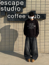 ロースナップバルーンデニムパンツ (2 Colors)