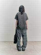 コンパティブルチェックバンディングパンツ (GRAY)