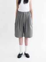 26SS PT5 Cropped Pleated Trousers