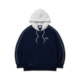 Sports Dept Piping Coloring Hood Zip-Up - Navy
