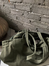 Look Aforce Daily Vintage Canvas Tote Bag
