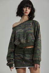 CAMO SKIRT-PANTS