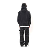 Sports Dept Small Logo Windbreaker - Black