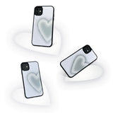 Clear Heart Phone case (epoxy bumper)