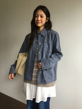 Trucker Washed Jacket (2color)