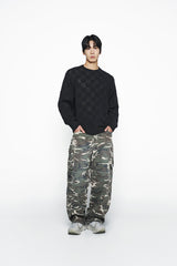 25SS EATHER WARPEN OVERSIZE KNIT BLACK