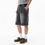 urban carpenter bermuda denim pants (gray)