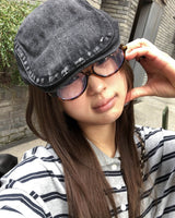 (Unisex) ストライプカラーT