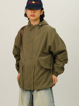 DE Hood Short Fishtail Parka