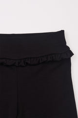 Olenna frill capri leggings shorts