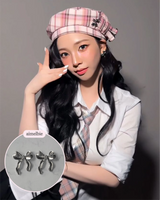 [aespa Karina, ILLIT Iroha, NMIXX Haewon Piercing] Ballerina Ribbon Piercing - Silver