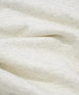 Women’s Oversized Clover Heart Raglan Hooded Zip-Up Oatmeal