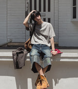 フルーヴベーシッククロップショートスリーブTシャツ