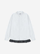 レギュラースナップフリルシャツ(WHITE)
