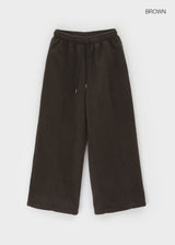 [B-BASIC] Fleece Wide Two-Way Pants