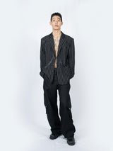 Double Zipperfly Cargo Denim (Vintage Black)