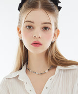 Double Ribbon Mini Ring Earrings