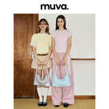 muva. サマー ウーブン アンダーアームバッグ ウィメンズ ニッチ デザイン サマーバッグ