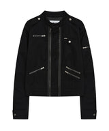 2 zip jacket (black)