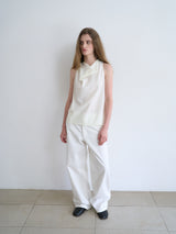 Hazel wide pants (Ivory)