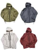 Double zipper windbreaker