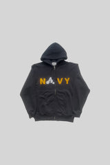 N"A"VY ジップアップフーディー