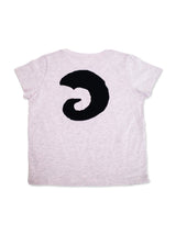 W Horn Applique Tee in Light Pink