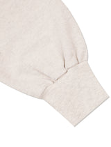 UNISEX Two-Tone Blur Emborogo Hood Zip-Up Oatmeal (FCF1ZP323M)
