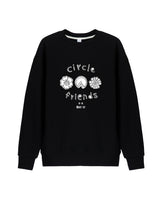サークルフレンズスウェット - Black(UNISEX)