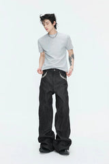 Contrast Stitch Slim T-Shirt