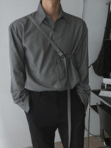 ASCLO Crossbody Belt Shirt (3color)