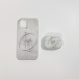 [MADE] grayish logo airpod case (glossy)