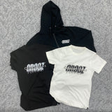 Collaboration Zip Up Hoodie BLACK | Creepy Nuts × CROOZ