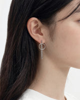 リングチェーンピアス