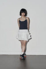 frill skirt (white)