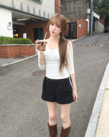Nylon track shorts