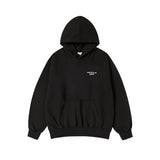 25FW BORDER LINE BASIC LOGO HOODIE BLACK