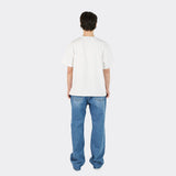 リゾグラフィックバーフィンショートスリーブTシャツ(White)