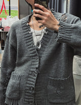 Scratcher Crop Damage Cardigan