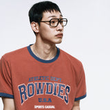 Rowdies RInger T-Shirt_Heather Orange