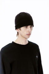 LABEL BEANIE (BLACK)