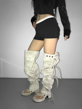 LATENCY open toe boots(3 color) 