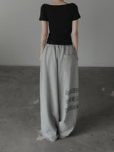 Veccro Lettering Sweatpants