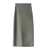  Still Line Long Maxi Banding Skirt (2 colors)